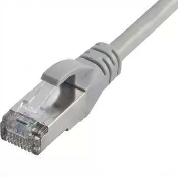 Verkkokaapeli Captiva 80277 patch-kaapeli CAT 6a RJ45 5m harmaa
