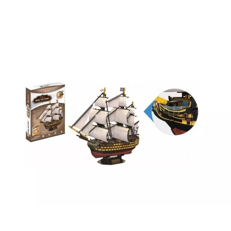 3D-palapeli CubicFun HMS Victory