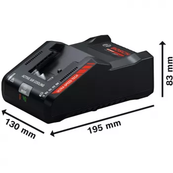 Powertools Expert pikalaturi EXAL18V-160 (musta, AMPShare Alliance)