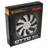 Tuuletin Akasa OTTO SF12 -tietokonekotelotuuletin, 12 cm, musta, harmaa