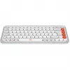 Logitech POP Icon Keys - näppäimistö - langaton - Bluetooth LE - QWERTY - US International - Off White, oranssi (920-013072)