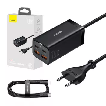 Baseus GaN3 100/ 65W pöytälaturi Quick Charge QC 3.04.0 USB-C-Type-C-puhelinlaturi iPhone15 Huawei Xiaomi MacBook kannettava