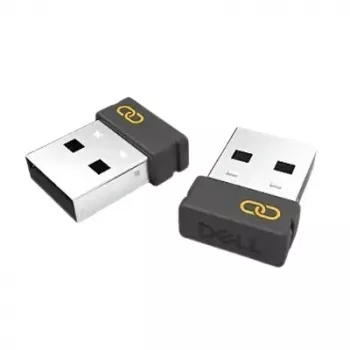 USB-vastaanotin Dell WR3 hiirelle näppäimistölle musta 14 mm 19,7 mm 6,5 mm