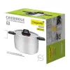 Maestro MR-3530-24 kattila ruostumaton teräs 24 cm, 5,5 L, taittuvat kahvat, lasikansi