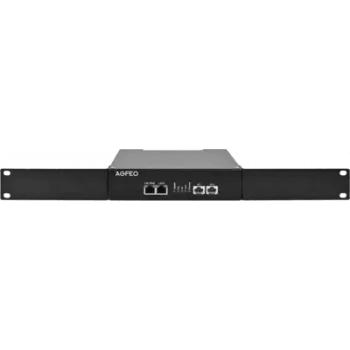 AGFEO ES 22 X IT, Full-IP-järjestelmä, 19 tuuman asennus, 1 HE, 2x LAN