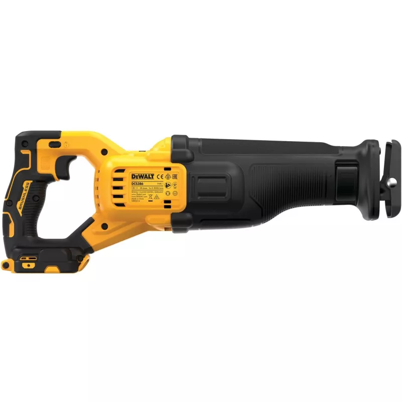 DeWalt DCS386 18v XR akkukäyttöinen harjaton FLEXVOLT High Power puukkosaha