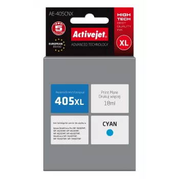 Activejet AE-405CNX muste (korvaa Epson 405XL C13T05H24010; Supreme; 18 ml; syaani)