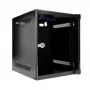 EXTRALINK LITE 6U 10 280X310 seinäasennettava räkkikaappi musta