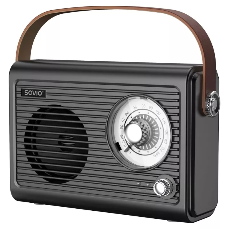 Kannettava radio Savio RS-01 analoginen musta