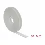 Tarranauha DELOCK 18276, harmaa, 13 mm x 5 m, 1 kpl