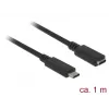 USB-kaapeli DeLOCK 85533 USB 3.2 Gen 1 1 m USB-C musta