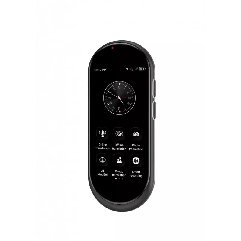 Kannettava puheentulkki MAXCOM MT100 4G, monikielinen puheentulkkaus, kompakti käsilaite