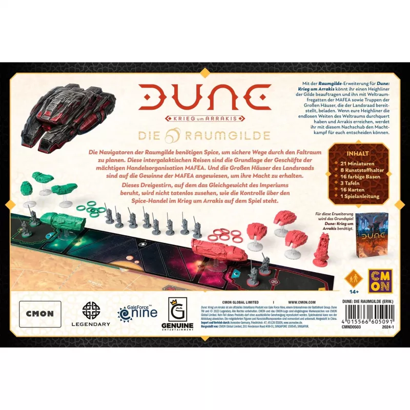 Dune: War for Arrakis - Die Raumgilde, lautapelin lisäosa