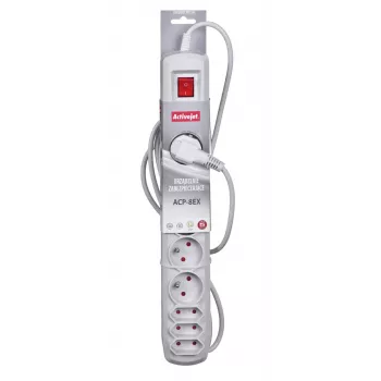 Activejet APN-8G/1,5M-GR jatkojohto johdolla