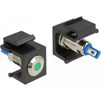 Delock 86463 Keystone LED, vihreä, 6 V, litteä