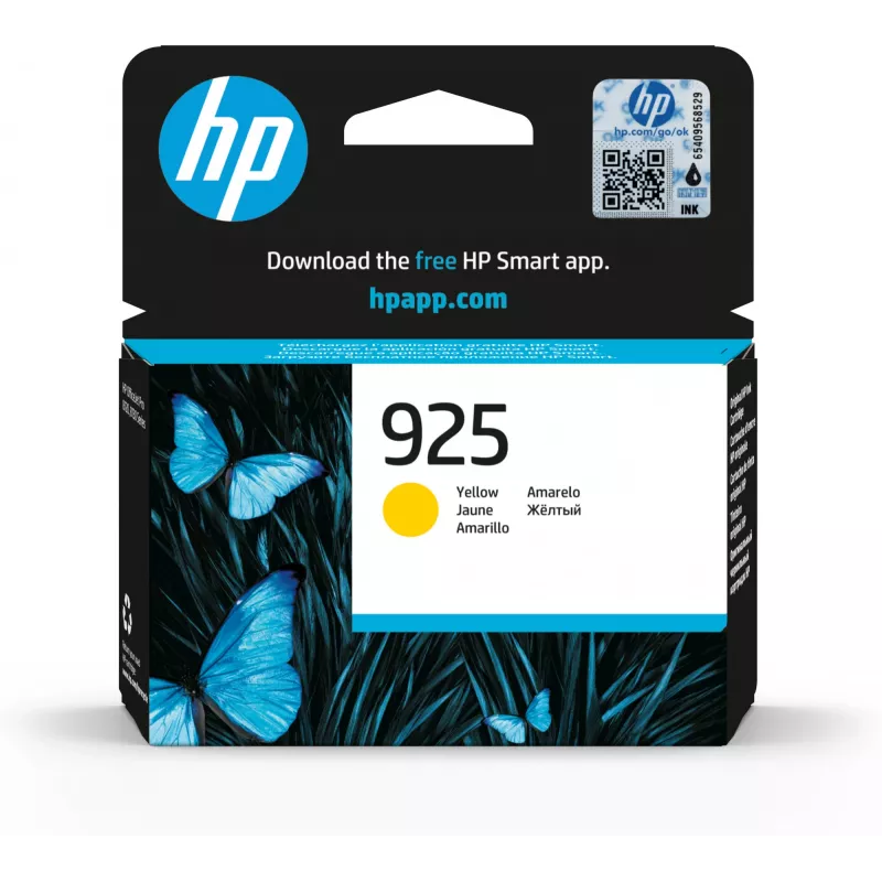 HP 925 keltainen alkuperäinen mustepatruuna