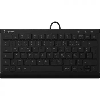 KeySonic KSK-5011ELC (DE) näppäimistö kotiin USB QWERTZ saksalainen musta