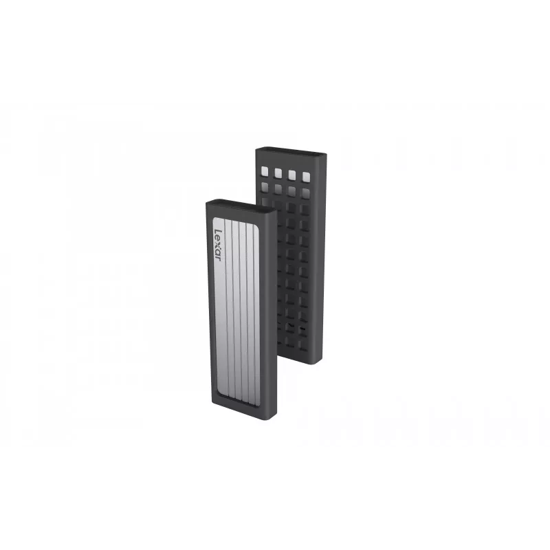 SSD-kotelo Lexar E6 hopea M.2, PCIe, USB 3.2 Gen 2 (10 Gbit/s), USB-C, alumiini, yksittäinen M.2 jopa 4 TB