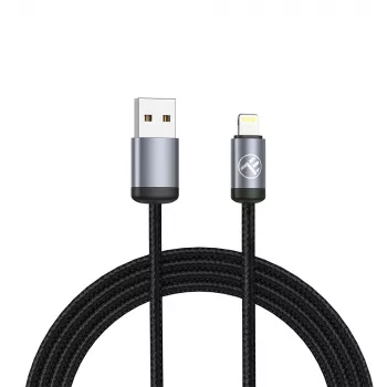 Tellur TLL155761 USB–Lightning-kaapeli 1 m 3 A musta