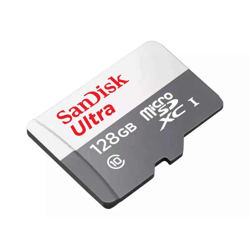 Flash-muisti SanDisk 128GB MicroSDXC UHS-I Class 10 SDSQUNR-128G-GN6TA