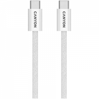 CANYON kaapeli OnWire 60MG C-C 60W magneetti punottu 1m valkoinen