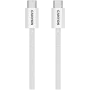 CANYON kaapeli OnWire 60MG C-C 60W magneetti punottu 1m valkoinen