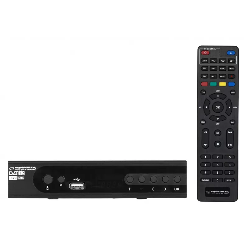 Dekooderi viritin TV DVB-T2 Hevc H.265 kaapeli HDMI
