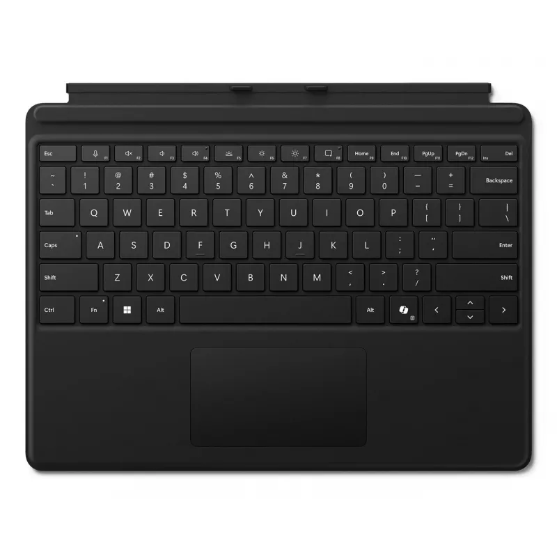 Microsoft Surface Pro -näppäimistö saksalainen Microsoft Cover -liitäntä musta