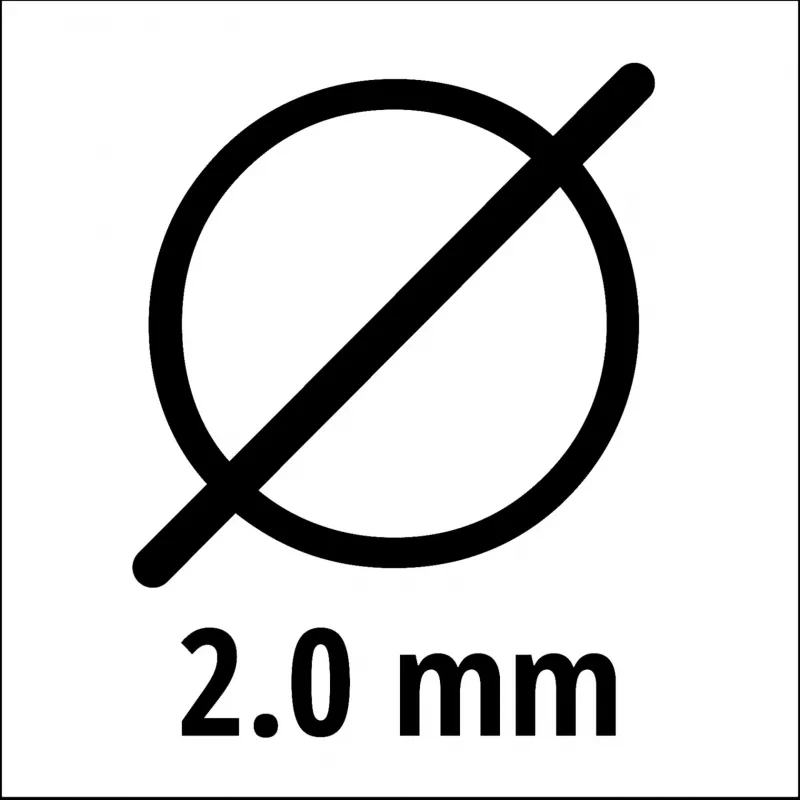 Trimmerin leikkuulanka EINHELL Super Cut Line 2,0 mm, malli 3436653, 2,0 mm halkaisija