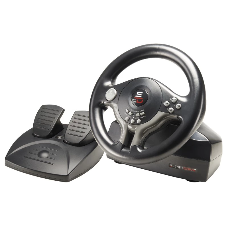Ratti + polkimet Subsonic SV200 musta harmaa USB 180° kierto