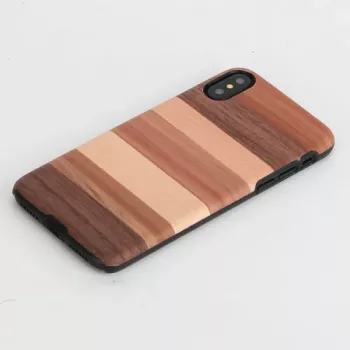 Älypuhelinkotelo man and wood iPhone X/XS:lle — musta suojakotelo
