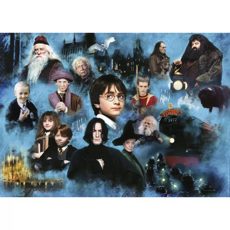 1000 palan palapeli Ravensburger Harry Potters magische Welt – 1000 palaa, vakiopalapelikoko
