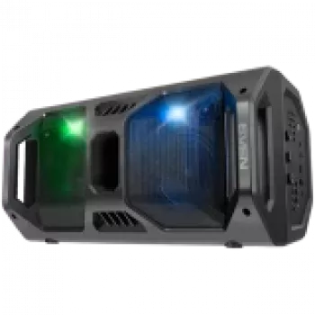 Kaiutin SVEN PS-600, musta (50W, TWS, Bluetooth, FM, USB, microSD, LED-näyttö, 4000mAh)