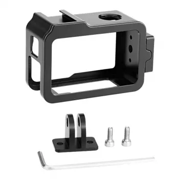 Metallikehikko PULUZ DJI Osmo Action 4/3:lle lisävarustekengällä, malli PU928B