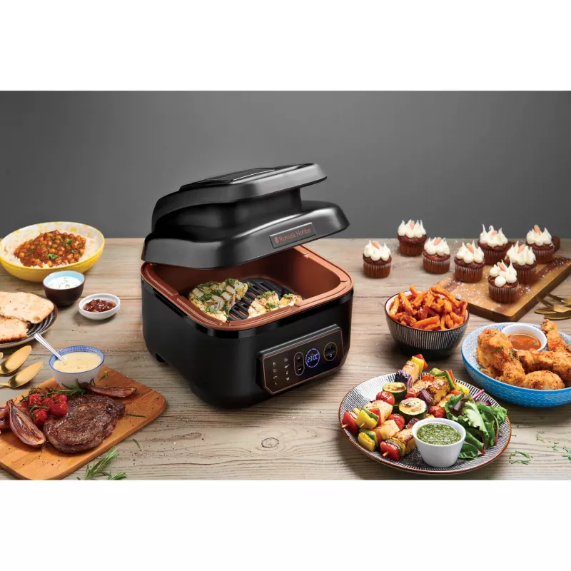 Russell Hobbs SatisFry Air & Grill monikypsennin 5.5 L 1745 W musta
