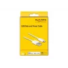 USB-data- ja latauskaapeli DeLOCK 83000 iPhone iPad iPod valkoinen 1 m