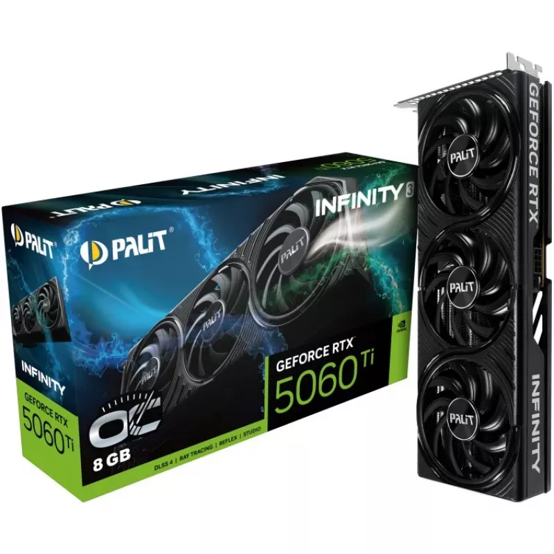 Näytönohjain NVIDIA GeForce RTX 5060 Ti 8 GB GDDR7