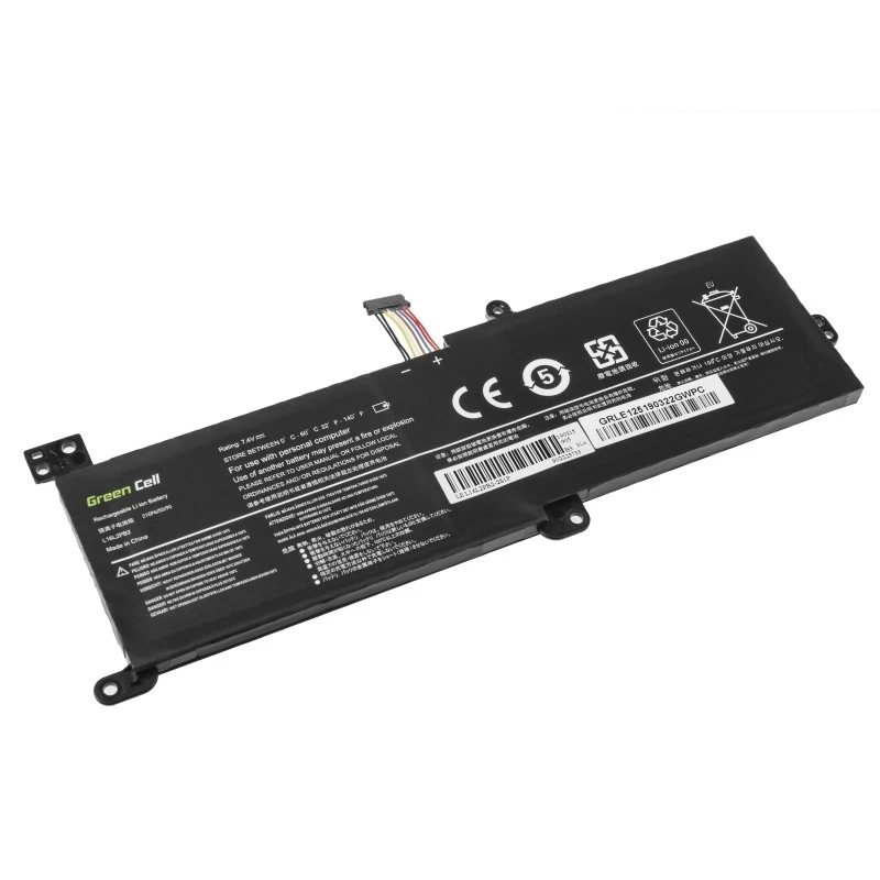 Akku Green Cell LE125 Lenovo IdeaPad (7,4 V, 3500 mAh, LiPo, musta)