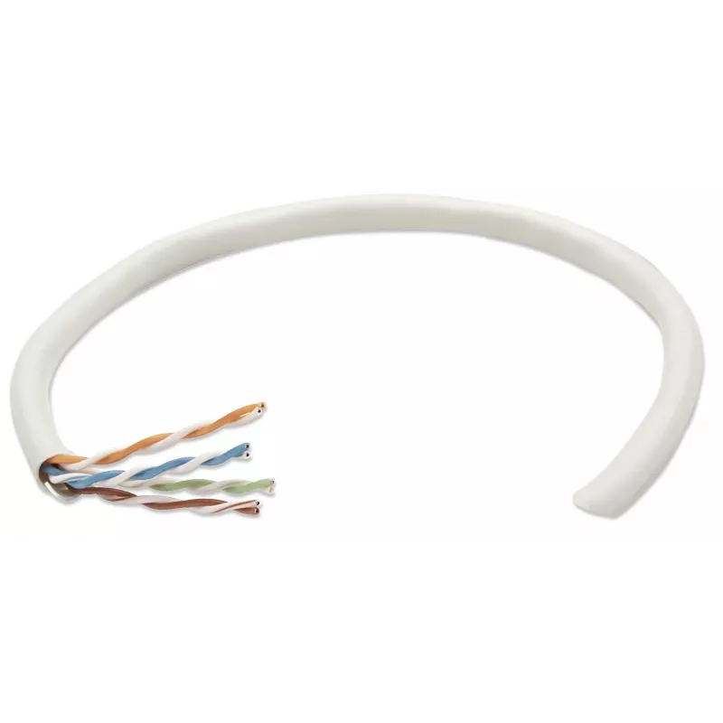 Intellinet 362320 Cat5e U/UTP -asennuskaapeli, kiinteä johdin, CCA, 305 m, harmaa