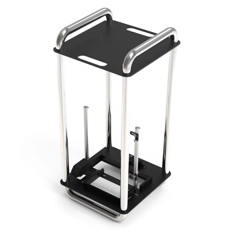 Tietokonekotelo Streacom DA6 XL Mini-ITX -kotelo - kromi