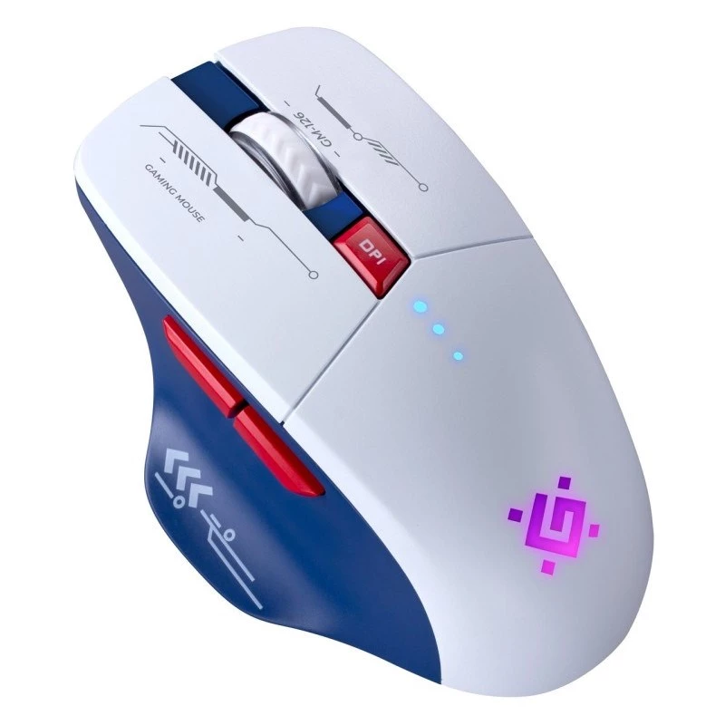 Hiiri DEFENDER GM-126 TISA RF+BT OPTINEN 1600dpi 6P valkoinen