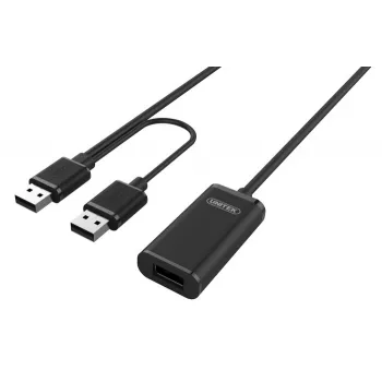 Aktiivinen jatkokaapeli USB 2.0, 20m; Y-279