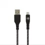 USB–Lightning-datakaapeli Tellur TLL155481 2,4 A 1 m nylon musta