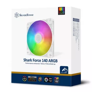 Jäähdytystuuletin SILVERSTONE SST-SF140W-ARGB 140 mm ARGB-valaistuksella