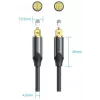 Vention optinen audiokaapeli, punottu, 5 m