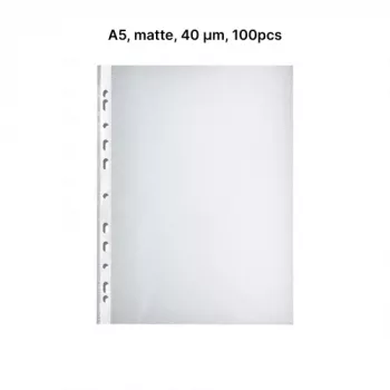 AD Class rei'itetty tasku Orange Peel A5 40 mikronia, 100 kpl:n pussi