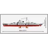 Rakennussarja Cobi taistelulaiva Bismarck -malli 3204 osalla - Cobi CO BI-4860