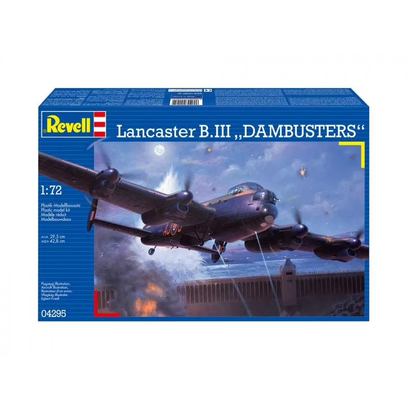Revell Lancaster B. III Dambusters (04295) 1:72 mittakaava lentokone muovinen rakennussarja