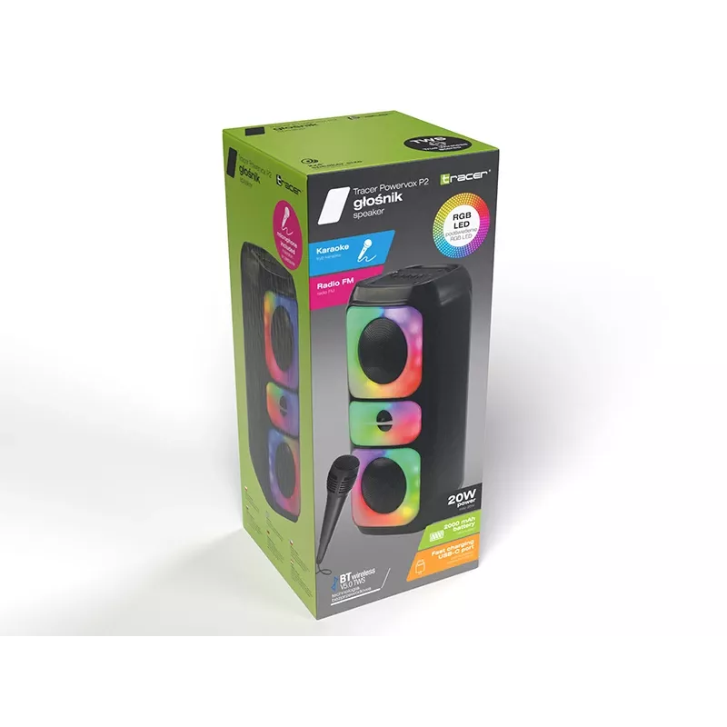 Tracer Powervox P2 TWS Bluetooth-kuulokkeet, True Wireless Stereo, malli TRAGLO47688