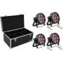 LED-lattiavalaisinsarja EUROLITE SLS-7 HCL 4x kuljetuslaukulla TDV-1